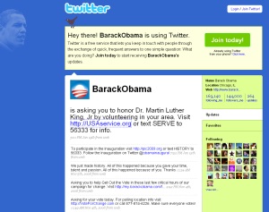 Twittert Barack Obama auch in Zukunft?
